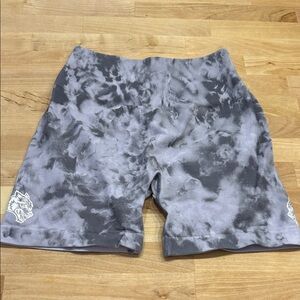 Darc Sport Gray/Purple Athletic Shorts